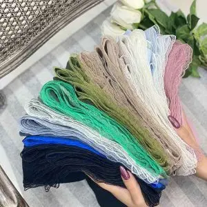 شال دور دانتل اسلپ نخی تابستانه عمده رشت خدادوست